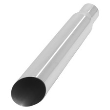 Exhaust Tip 2.25 Inlet - 3 Outlet - 16 Long Stainless Steel Exhaust Tip 2.25 Inlet - 3 Outlet - 16 Long Stainless Steel