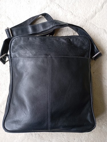 Rowallan Messenger Cross Body Shoulder Bag Genuine Leather VGC Medium size VGC - Picture 10 of 10