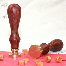 Wax Seal Stamp Wooden Handle Brass Head Sealing Stamper For Invitation Letter
