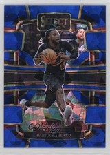 2023-24 Panini Select Concourse Blue Cracked Ice Prizm Darius Garland #50 04dh