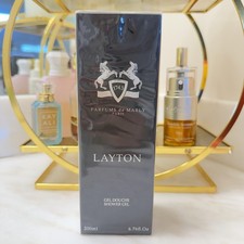 NIB Parfums de Marly LAYTON Shower Gel For Men 200 ml/6.7 oz Sealed