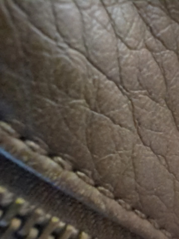 Mossimo Brown Faux Leather Snap Tote Bag Short Handles Classic Utility 5 Pocket - Image 2 of 4