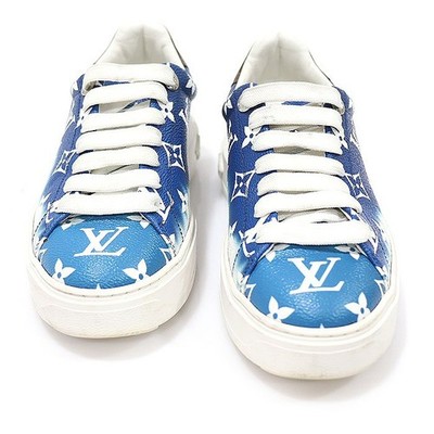 Louis Vuitton Blau Monogram Canvas Escale Time Out Damen Sneaker 148490611
