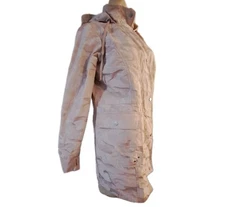 Pink Camo Raincoat M  Hooded Anorak Jacket Athletic Works Zip Snap Hunt Ski Camp