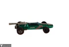 Vintage Mattel 1969 Hot Wheels Redline Brabham Repco F1 Green Toy Car & Button