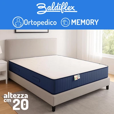 Materasso Singolo 80x190 Memory Ortopedico Baldiflex RelaxOne 20 Made in Italy