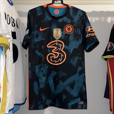 Chelsea 2021/22 Nike Third Football Shirt UCL Rudiger 2 Green Mens