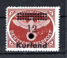 Kurland 4BIII ABART ** MNH POSTFRISCH (GA4723