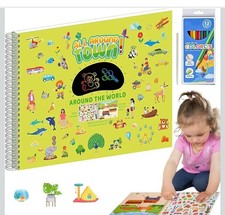 All Around Town Sticker Activity Book 600 Stickers Kids Learning Fun