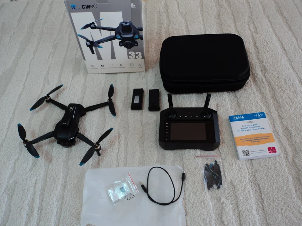 M33 MAX Drone WIFI FPV 4K HD Dual Camera Quadcopter 4,5" Screen Remote Control - Bild 2 von 4