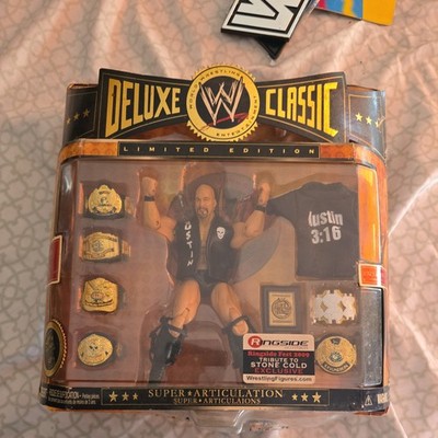 WWE Deluxe Classic Ringside Exclusive Limited Edition Stone Cold Steve Austin