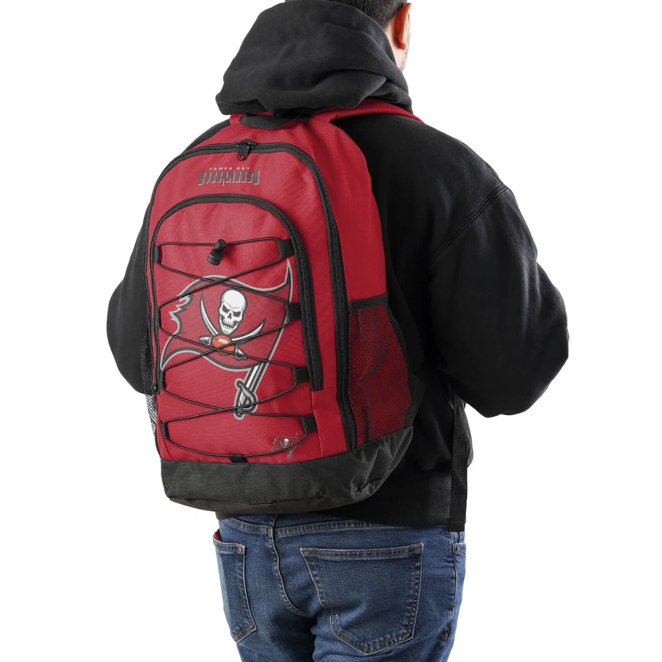 NFL Tampa Bay Buccaneers Big Logo Bungee Rucksack Backpack Tasche Bag Football - Bild 4 von 4