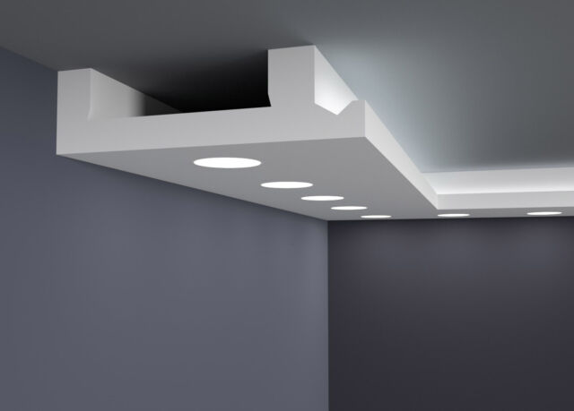 (18 meter) - LED Band Profil Stuckleiste für indirekte Beleuchtung XPS..