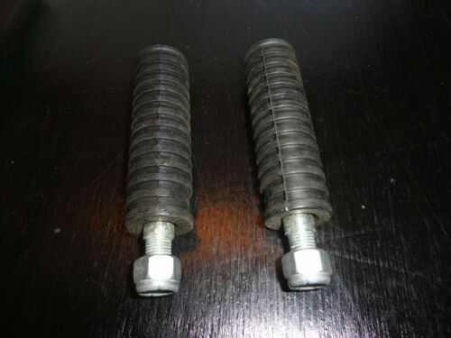 NOS ESCO Scooter Motorcycle Foot Pegs - 3 1/4" x 1" - # E21-0150 - 3/8" Mount - Picture 2 of 4