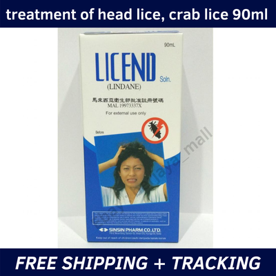 Licend Lindane Shampoo For Treatment Of Head Lice Crab Lice And