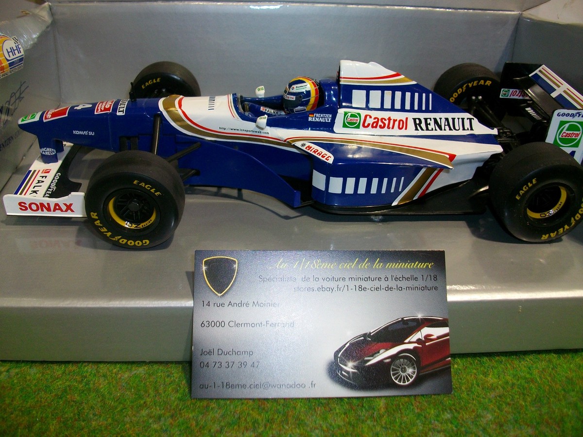 F1 WILLIAMS RENAULT 1997 #4 FRENTZEN 1/18 ONYX X6010 formule F1 WILLIAMS RENAULT 1997 #4 FRENTZEN 1/18 ONYX X6010 formule