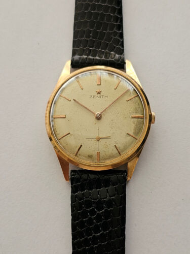 ZENITH-STELLINA-MANUAL-18KT (0.750) ROSE GOLD-ORIGINAL DIAL-35MM-CAL.40 - Picture 1 of 24