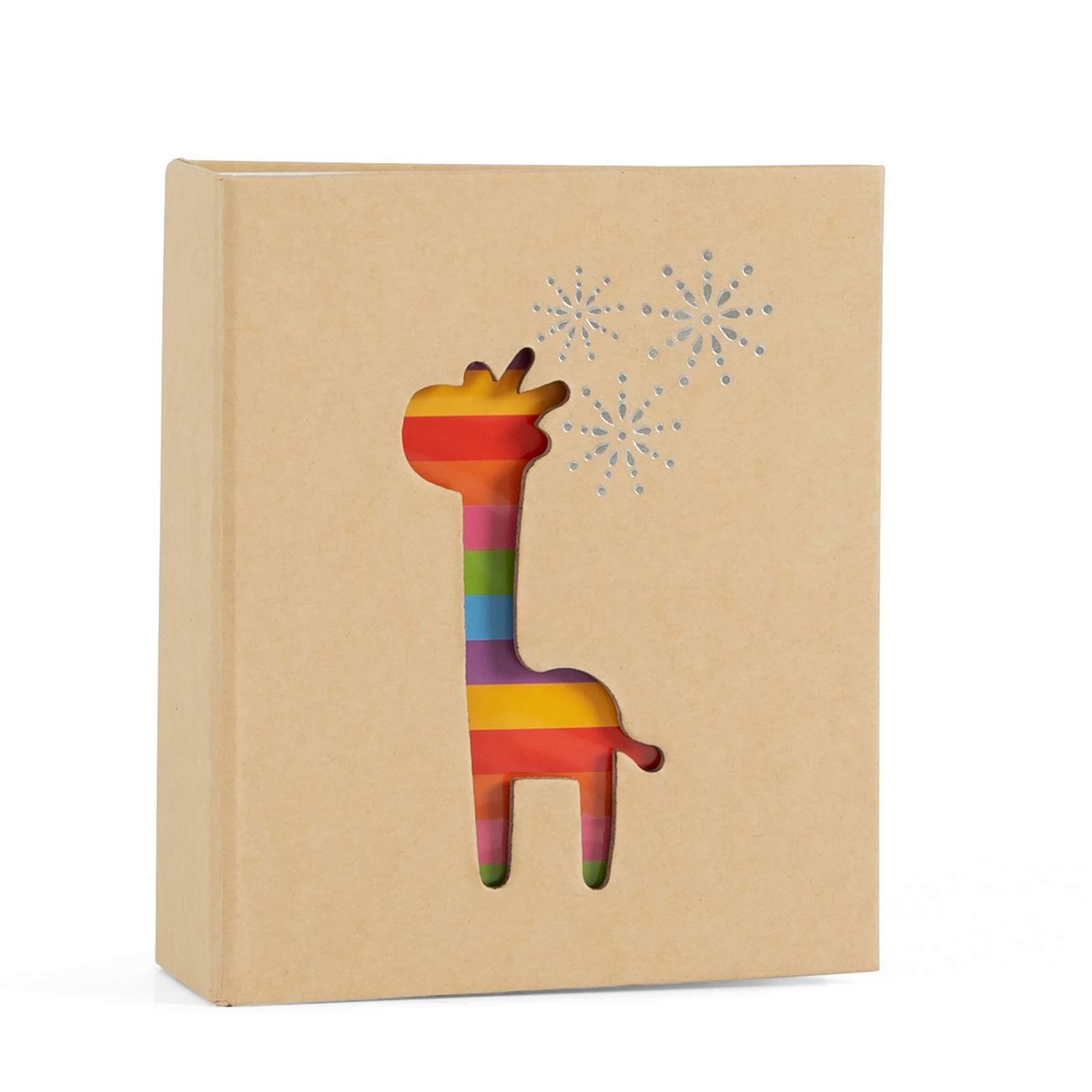 Giraffe Rainbow 6x4.5"" Slip-in Photo Album