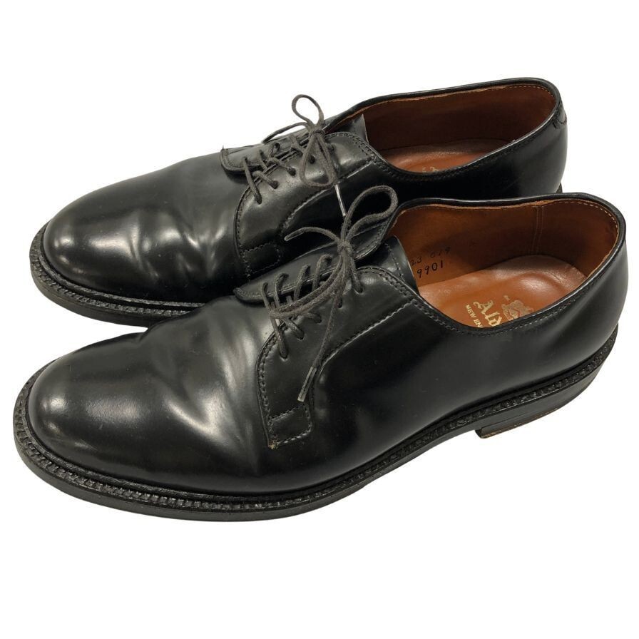 Alden 9901 Black Shell Cordovan Plain Toe Blucher | Alden Model 