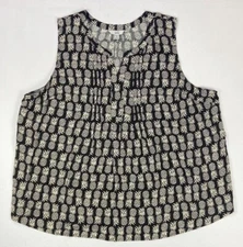 Women's Plus Croft & Barrow Rayon Hawaiian Tank Top 