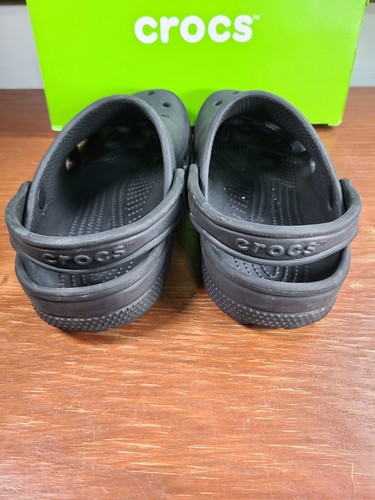Crocs Classic Clog Slip-On Snadal, Style# 10001-001, Size M8 / W10, Black - Picture 7 of 11