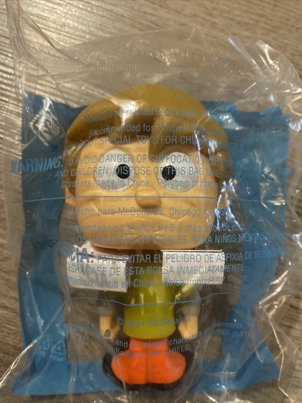 McDonald's Happy Meal Toy Shaggy #2 release Scooby Doo Bobblehead MIP RARE 2021