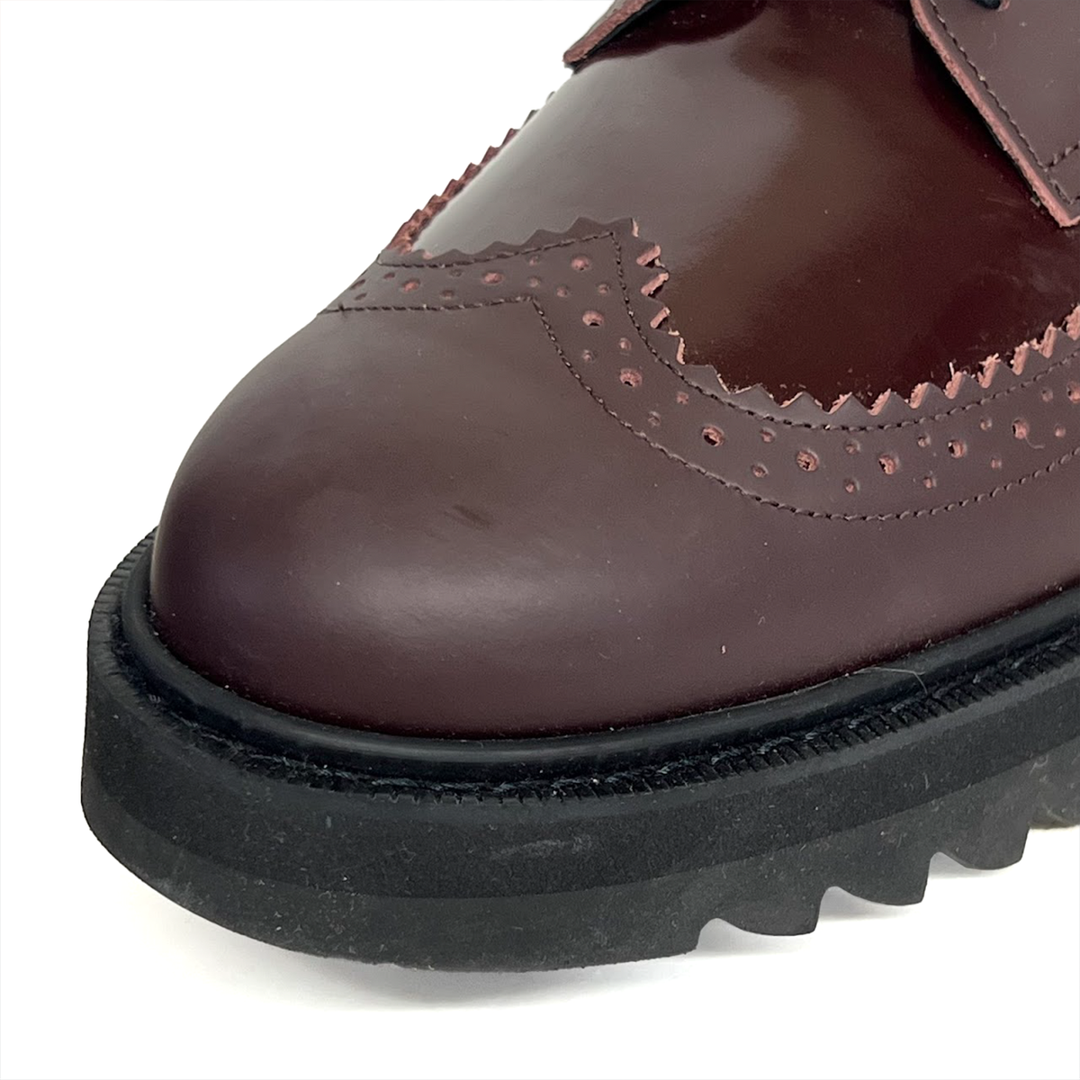 The Onitsuka Brogue 1181A391 Unisex Burgundy Leather US 7.5 (0528) The Onitsuka Brogue 1181A391 Unisex Burgundy Leather US 7.5  main image 3
