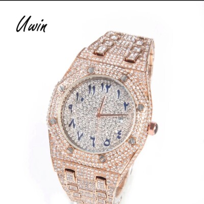 Simulated Diamonds Iced Out Hop Hop Watch 