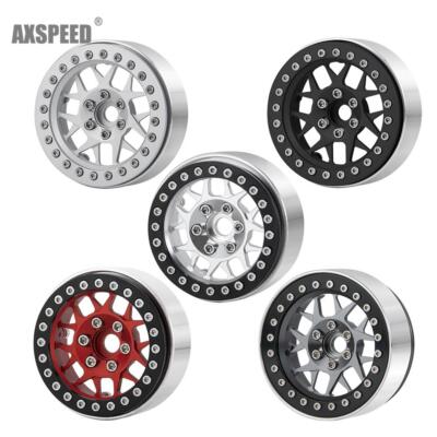 2/4PCS 2,2'' Beadlock Wheels Felgen für 1/10 RC Crawler SCX10 II 90046 TRX4 D90