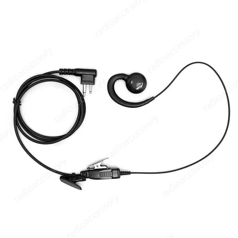 Micrófono giratorio PTT auricular de 2 pines HKLN4604 HKLN4604A HKLN4604B para radios Motorola Foto 2 de 4