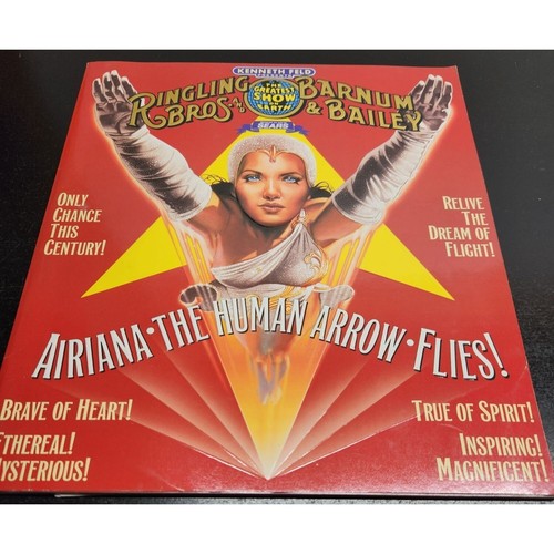 Vintage Ringling Bros. Barnum & Bailey Circus Programs - Airiana The Human Arrow - Picture 2 of 12