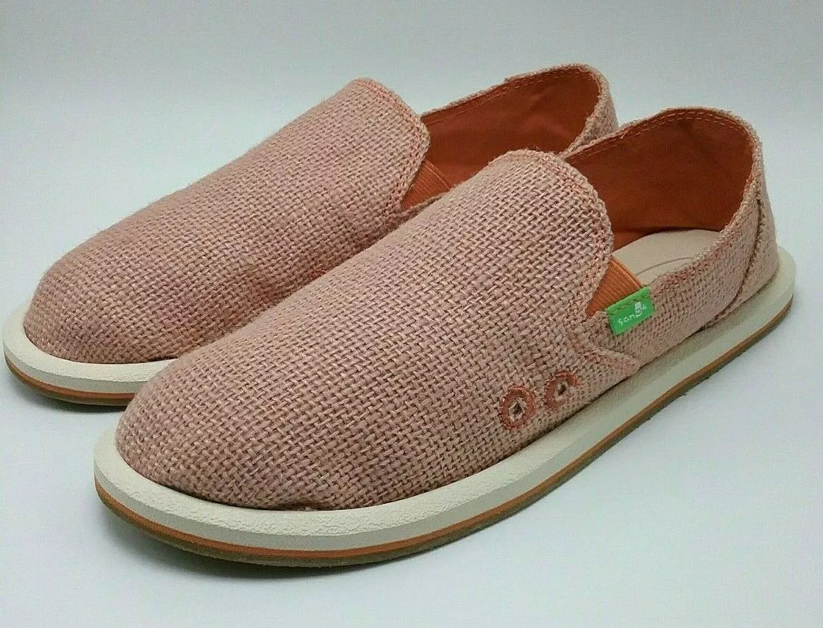 Sanuk Donna Cruz Women s Sidewalk Surfers Woven Textile Carnelian US 7 8 9 10