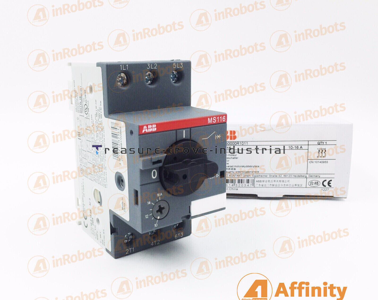 NEW 1PCS ABB MS116-12 Manual Motor Starter 8-12A 1SAM250000R1012