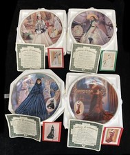 Set Of 4 Bradford Exchange Gone With The Wind Dressing Limited Ed Plates SFC
