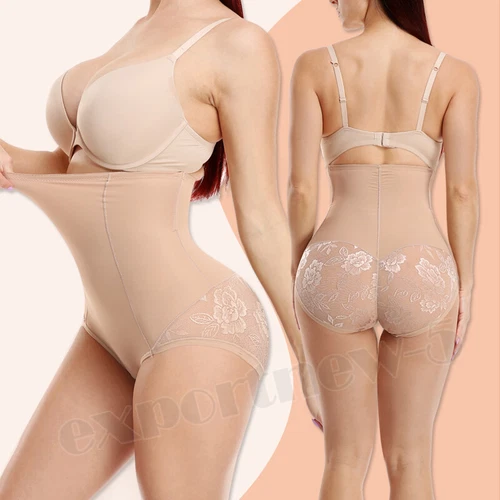 Damen High Waist Body Shaper En Fajate Levanta Cola Fajas Colombianas Reductora - Bild 9 von 17