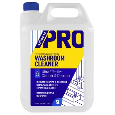 AIRSENZ Professional Washroom Toilet Cleaner & Descaler | Fresh Citrus Fragrance