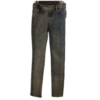 NWT Mavi SZ 4 Low Rise Trouser Alissa Jeans Skinny Acid Wash Denim Stretch 27x33