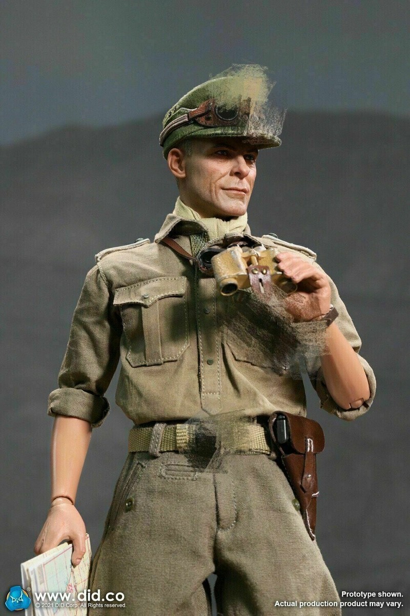 1/6 DID WW2 German Afrika Korps Infantry Captain D80151 Soldier