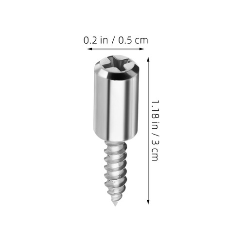 20 PCS Screw Shelf Holder Bookshelf Pegs for Shelves Cabinet Pins - Picture 9 of 12