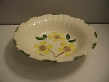 Blue Ridge Southern Potteries Colonial BRP66 Serving Bowl Yellow 9"  USA VGC 