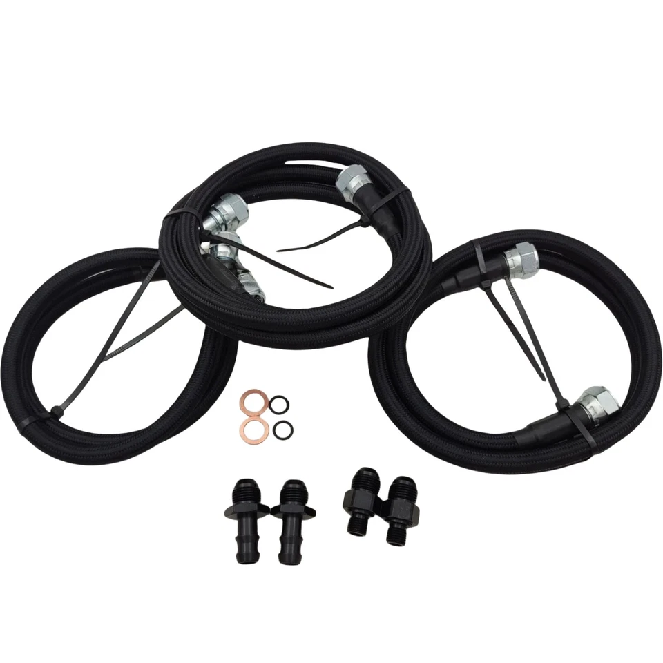 For 2003-07 Dodge Ram 2500 3500 5.9L Cummins Transmission Cooler Hoses Kit 48RE - Image 2 of 4