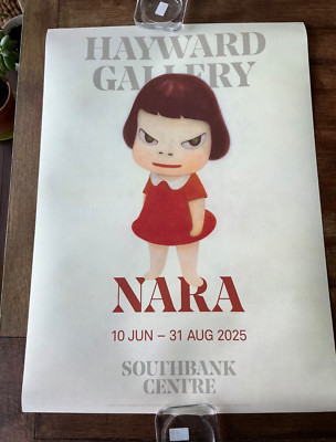 Yoshitomo Nara Missing in Action Ausstellungsplakat 2025 Hayward Gallery London