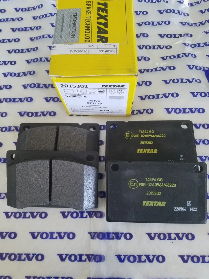 Volvo 1800 142 144 145 165 242 244 245 con sistema Girling pastillas de freno (Textar) Foto 2 de 3