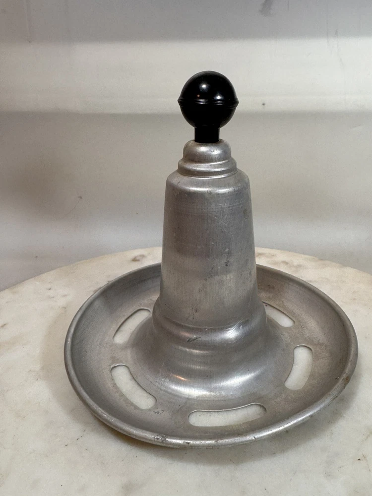 Vintage 1950s Whistling Egg Cooker Alarm Utensil Aluminum Kitchen Gadget Rare