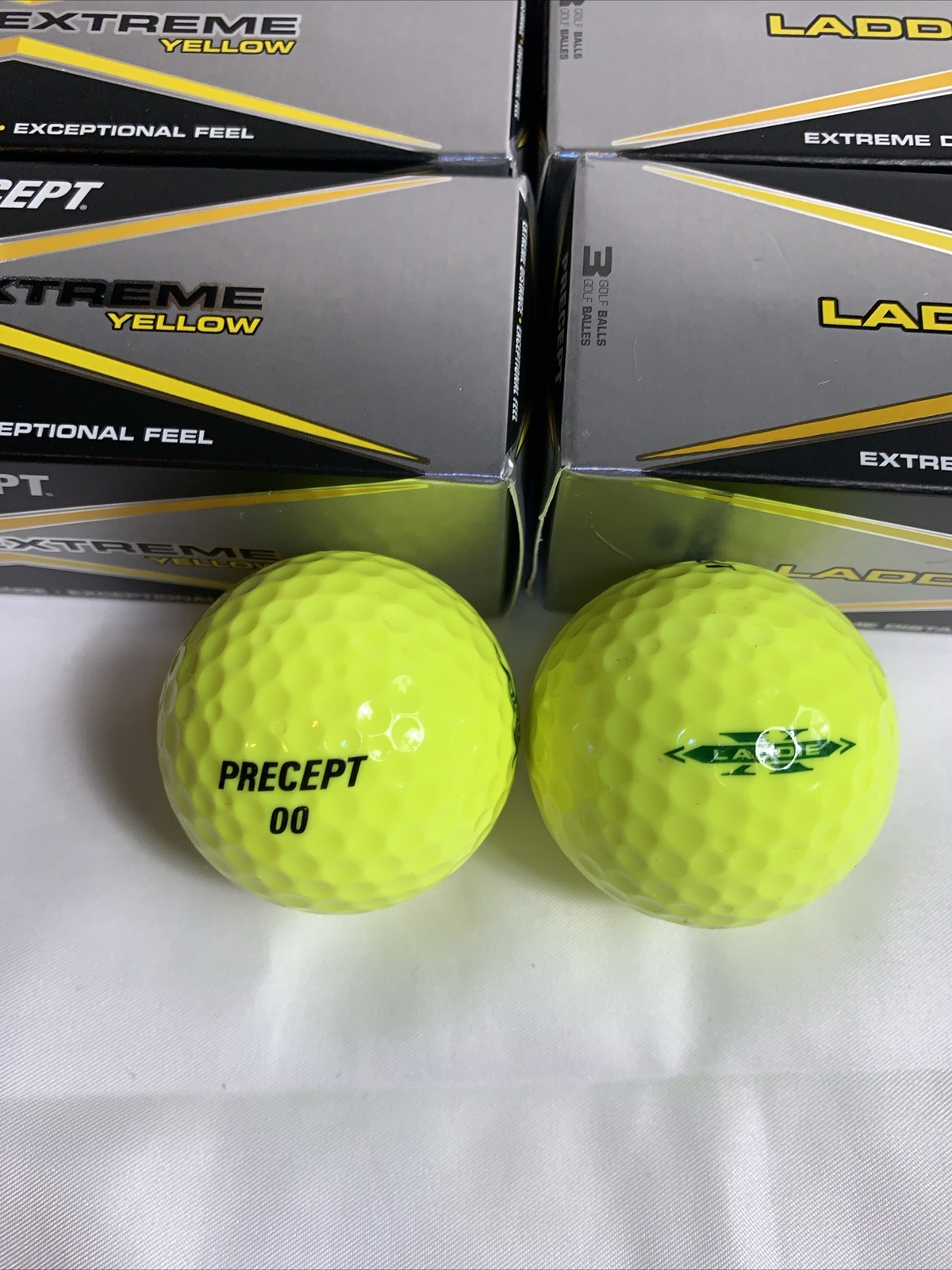 Bridgestone Precept Laddie Extreme Yellow Golf Balls 23 Balls New eBay