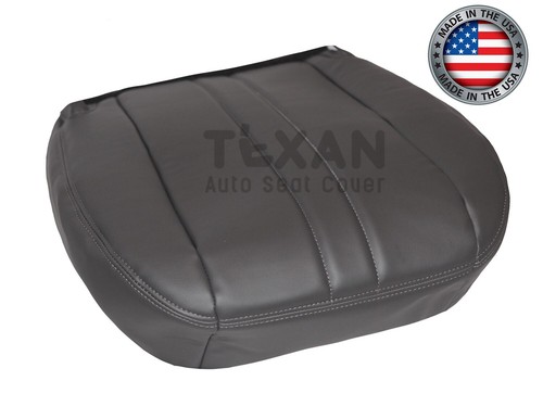 Cubierta de asiento de repuesto de vinilo gris inferior de pasajero Chevy Express Van 2016-2021 - Imagen 3 de 13