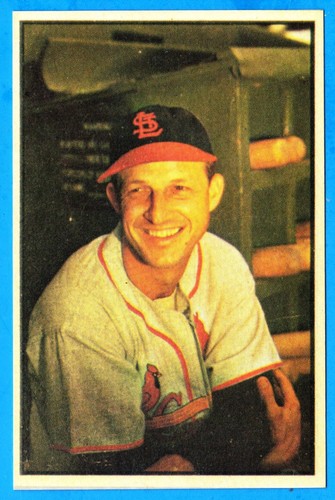 Stan Musial 1986 Baseball Cards Magazine 1953 Bowman Replica St. Louis Cards A