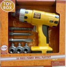 10 Piece Power Drill Playset By Toy Box