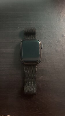 Apple Watch Se Nike 44mm Space Gray Ceramic Case with Black Titanium band