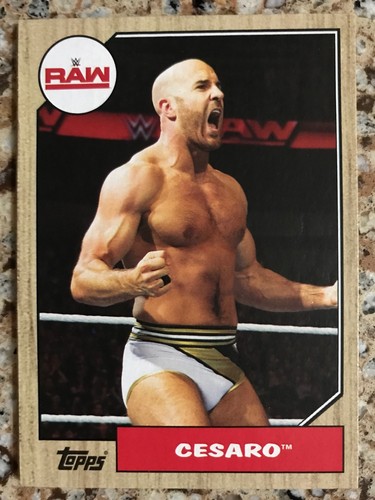 2017 Topps Heritage WWE Base Cards Pick from List Complete Set Buy 2 Get 3 Free - Picture 19 of 95